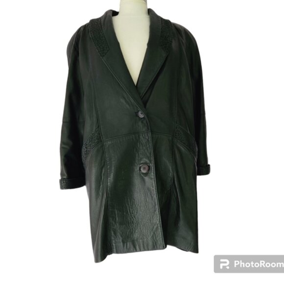 Coronet Montreal button-down Leather size medium USA - Picture 2 of 12